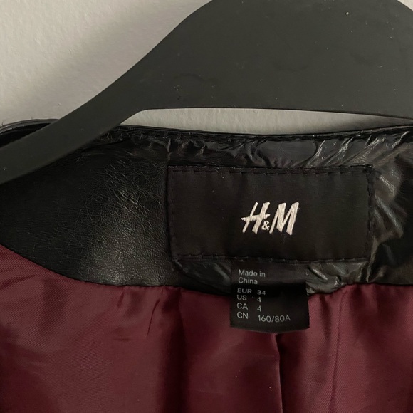 H&M Sleeve Leather Jacket - Picture 3 of 4